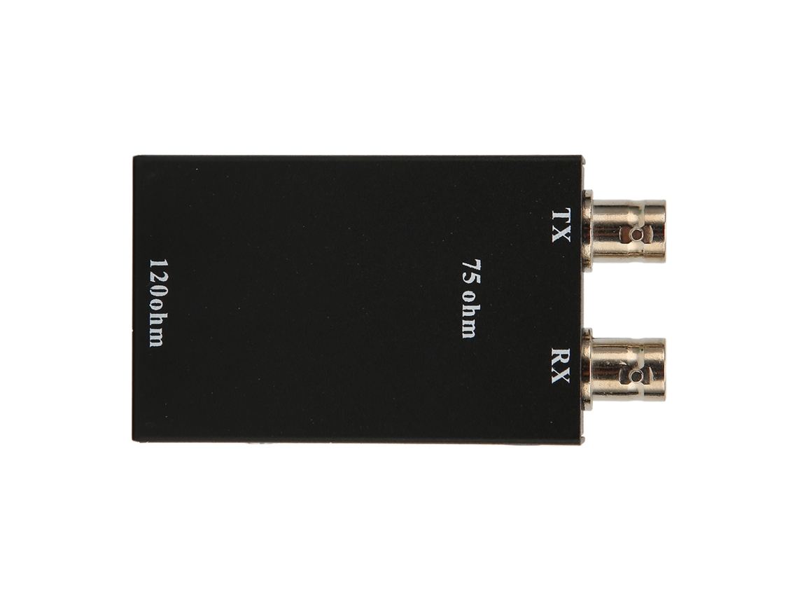 Adaptador Bnc De 75 Ohmios A Rj45 De 12 Ohmios, Convertidor Ethernet G.703 Balanceado A No Balanceado Con Disipación De Calor.