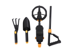 Detector De Metales Impermeable Con Pala Y Rastrillo Para Uso En La Playa Y Al Aire Libre.