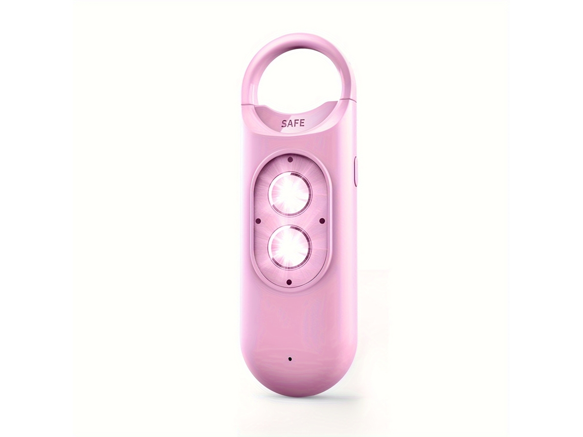 Usb - Llavero De Seguridad Con Alarma Recargable Por Usb (para Mujeres), 130 Decibelios, Señal De Emergencia Sos Y Led Intermitente, Excelen