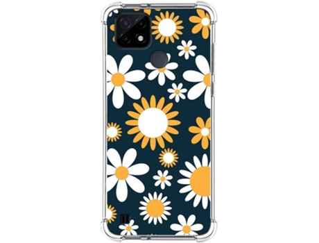 Carcasa Realme C21 TUMUNDOSMARTPHONE Dibujos Antigolpes Flores 08 Multicolor