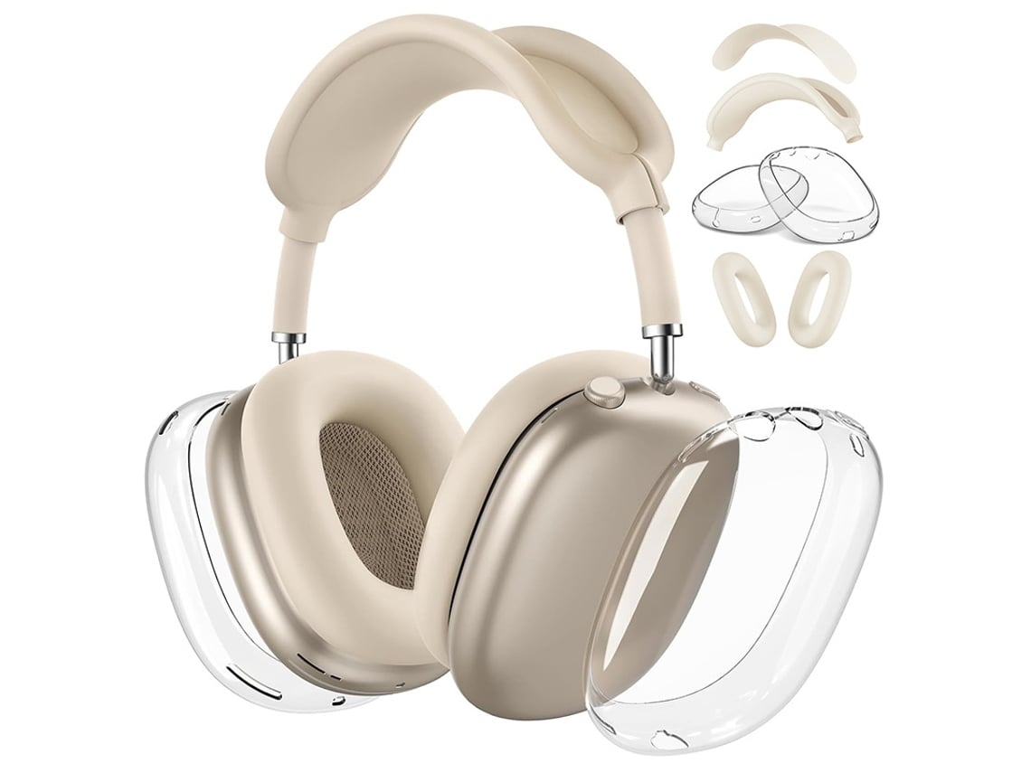 Juego De 4 Fundas Protectoras De Tpu Transparente Y Resistente Es Compatible Con Los Airpods Max 1/2 Y Cuenta Con Un Acabado De Cristal Bril