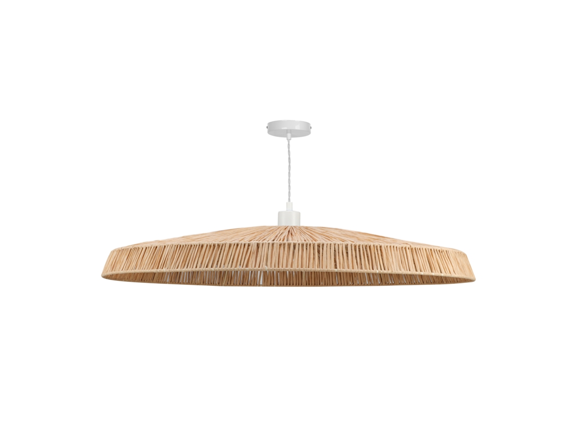 Lámpara Colgante LEDKIA (Beige - E27 - 40 W - Rafia)