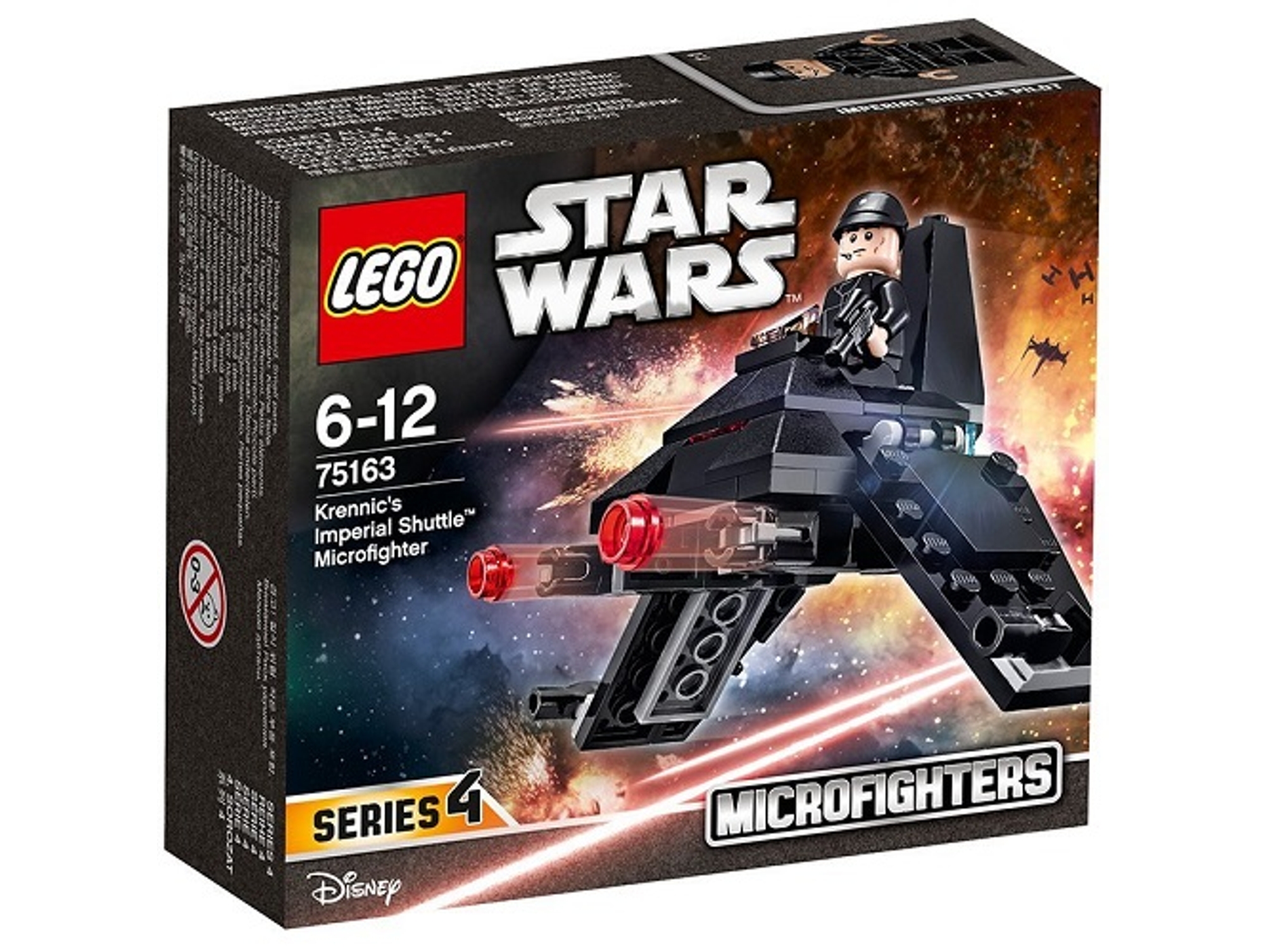 LEGO Star Wars: Microfighter Imperial Shuttle do Krennic - 75163 (Idade mínima: 6 - 78 Peças)