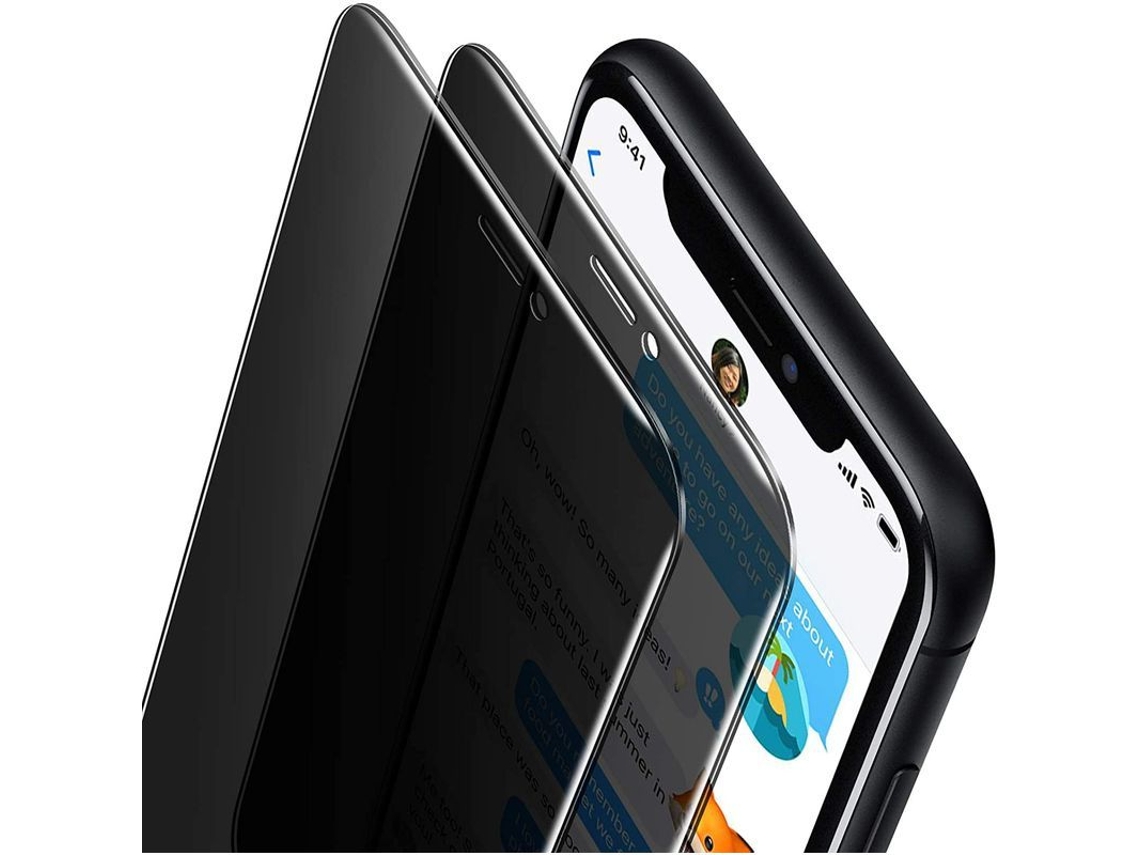 Protector de pantalla anti-espía 2026dn para iPhone 11/XR, vidrio templado, 2 unidades (1 paquete) (6,1 pulgadas)