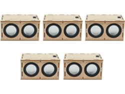 Kit De Altavoces Bluetooth Diy De 5 Piezas Con Amplificador De Sonido Electrónico: ¡construye El Tuyo Propio!