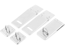Juego De 3 Abrazaderas De Cerrojo De Acero Inoxidable Para Candado De Puerta De Garaje.