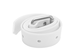 Danu2026-cinturón De Pesas Ajustable De Silicona Para Buceo Libre, Scuba Y Spearfishing Con Hebilla De Liberación Rápida Blanco