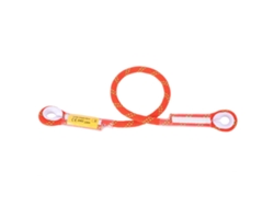 Cuerda De Seguridad Para Escalada En Exteriores Con Anilla, 60 Cm, Color Naranja, Nailon Resistente, Para Rescate En Montaña.