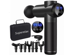 Pistola de masaje para cuello y espalda, masajeador corporal, tratamiento de relajación, masajeador muscular profesional Nostalgia88