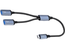 Divisor Usb C Con 2/3 Puertos De Carga Para Transferencia De Datos En Smartphones.