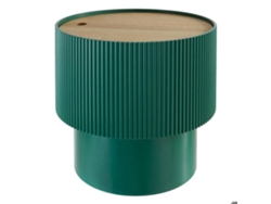 Mesa auxiliar Enola Verde D38,5x38,5x35cm Atmosphera Interior Creator Verde ATMOSPHERA