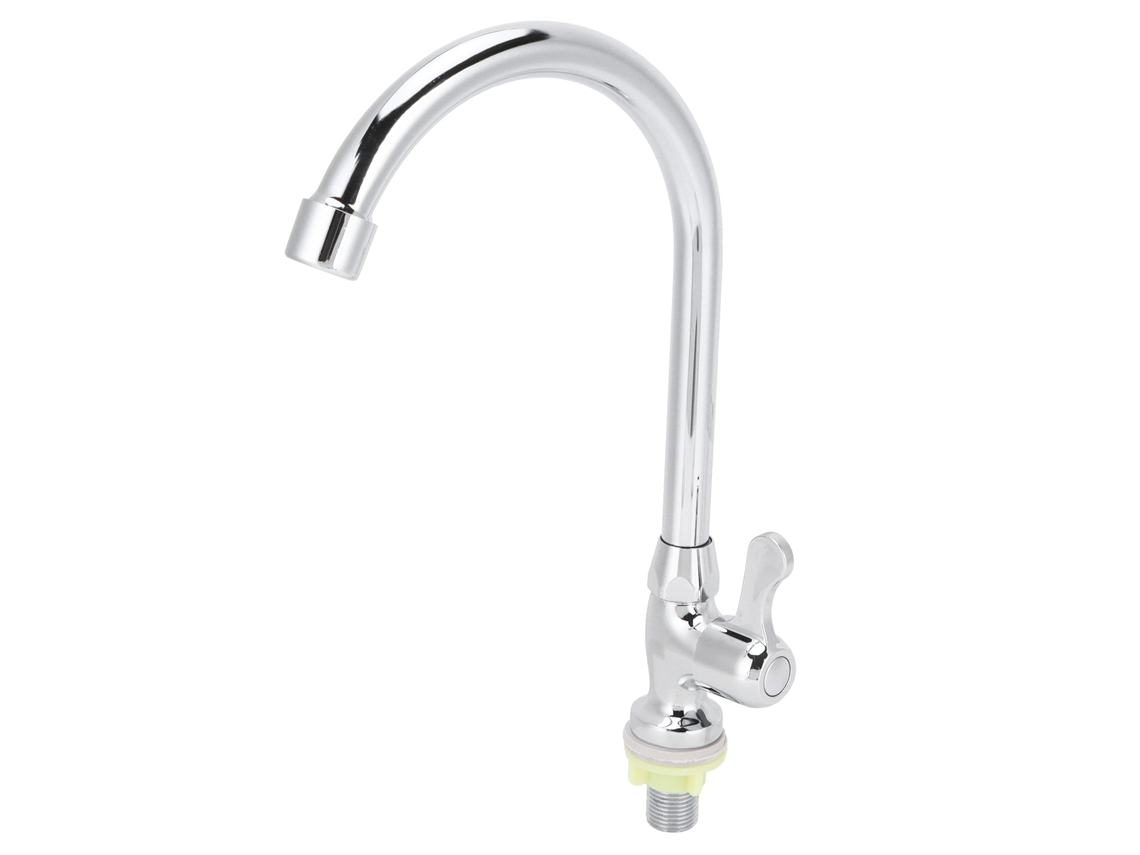 Grifo Giratorio G1/2 Para Cocina, Jardín, Fregadero Exterior, Lavadero, Acero Inoxidable, Rotación De 360°.