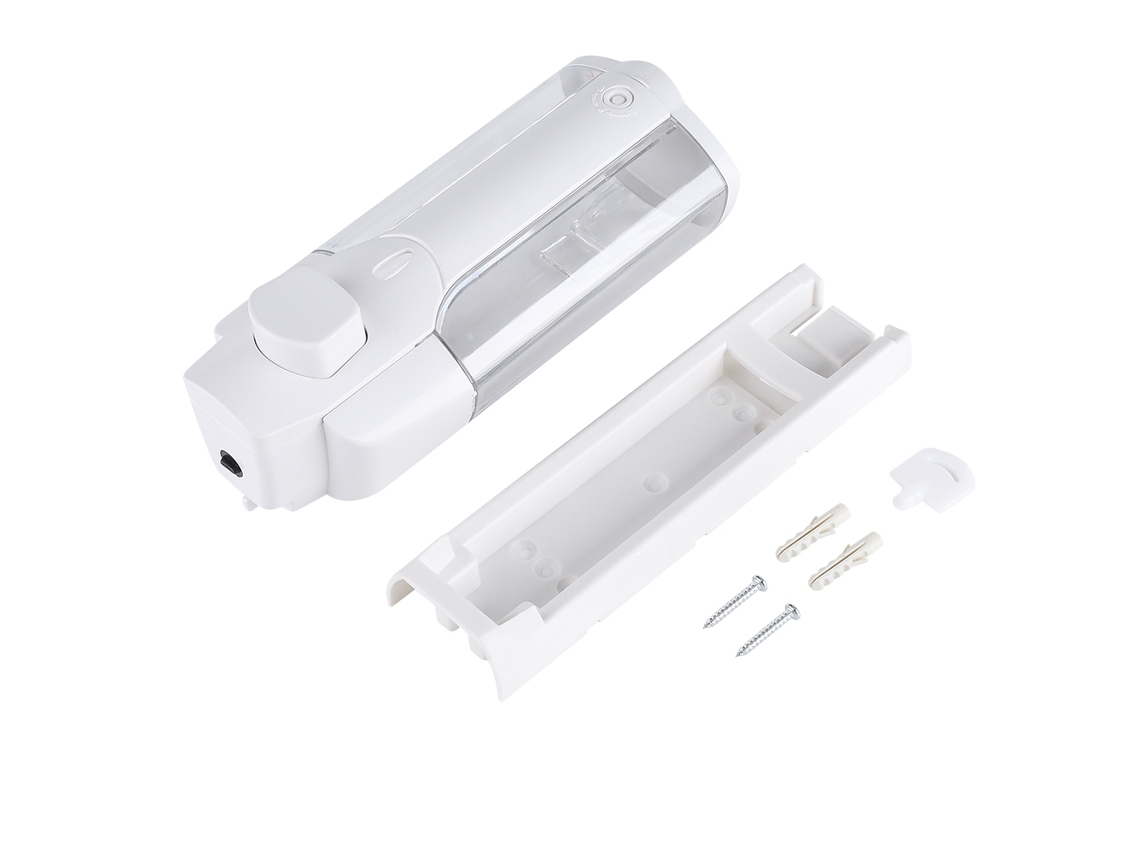 Dispensador Manual De Jabón/loción De Pared De 350 Ml, Abs, Resistente Al Agua, Para Baño Y Cocina.