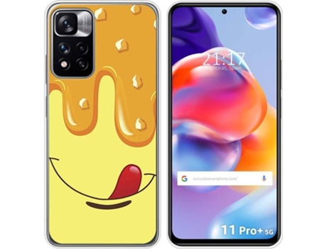 Carcasa para Xiaomi Redmi Note 11 Pro+ Plus 5G TUMUNDOSMARTPHONE Dibujos Helado Vainilla Multicolor