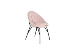 Silla Velvet Metal Rosa 60x60x85cm
