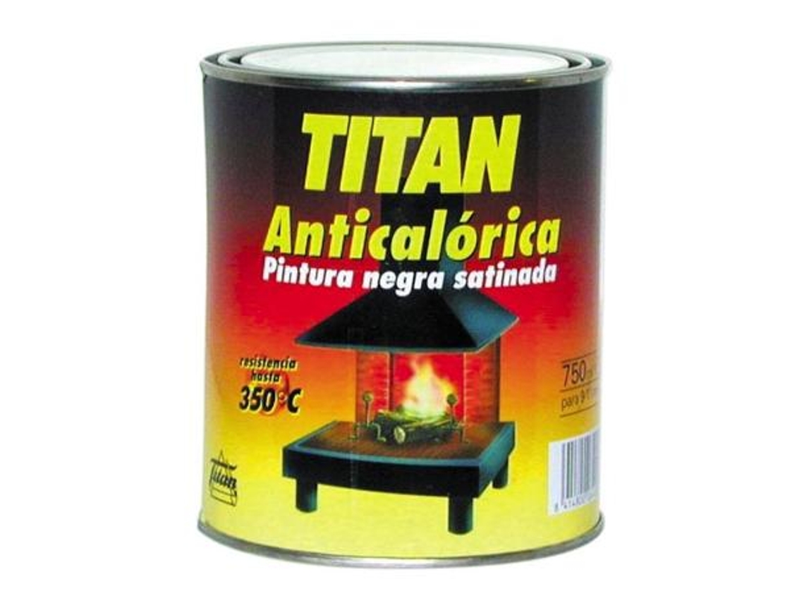 Pintura anticalorica negra titan 750ml