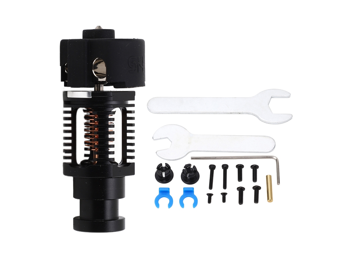 Kit De Bico Quente Para Impressora 3d Metal Total Resistente A Altas Temperaturas Cabeça De Extrusão Acessórios Preto
