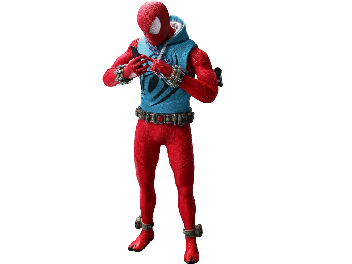 Figura Hot Toys VGM34 - Marvel Comics - Marvels Spider-Man - Spider-Man Scarlet Suit Version