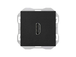 Simon 270 | Conector Hdmi H-h Negro Mate 20000094-098