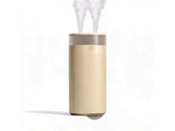 Humidificador Y Difusor De Aromas Digitallab Con Doble Boquilla Y Luz Nocturna - Marrón