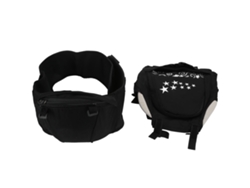 Asiento Ergonómico De Soporte Lumbar Para Bebé Con Cinturón Extraíble Y Bolsillo De Almacenamiento.