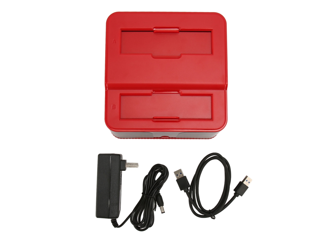 Base Docking Estación Externa Sata Usb3.0 Para Discos Duros 2.5/3.5 Pulgadas Bahías Dual Clone Offline Us Plug