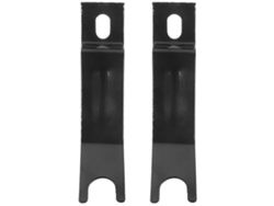 Omni-extensores De Eje Para Bicicleta Infantil Con Ruedas De Entrenamiento Estabilizadores De Acero Resistente Al Desgaste Y Óxido 13,50x4,00x3,10cm Negro