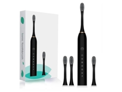 Cepillo de dientes eléctrico con 6 modos, recargable por USB, con luz indicadora, IPX7, impermeable, portátil para el hogar.