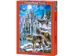 Puzzle CASTORLAND Wolves and Castle (1500 Piezas)