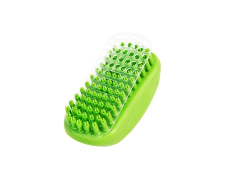 ELKUAIE Cepillo de baño para perros mejorado: cepillo profesional para el cuidado de champú para perros para lavar y masajear perros, gatos y cabal...