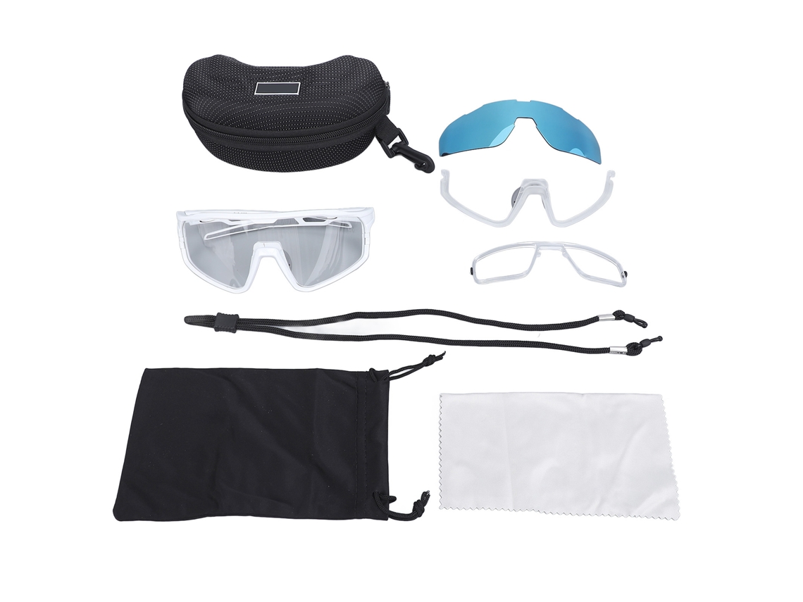 2026-gafas Deportivas Polarizadas Con Lentes Intercambiables Para Ciclismo Running Pesca Marco Miope Anti-viento