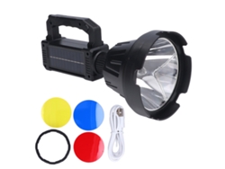 Linterna LED portátil recargable e impermeable de 2026 con 6 modos de iluminación para aventuras, senderismo y acampada.