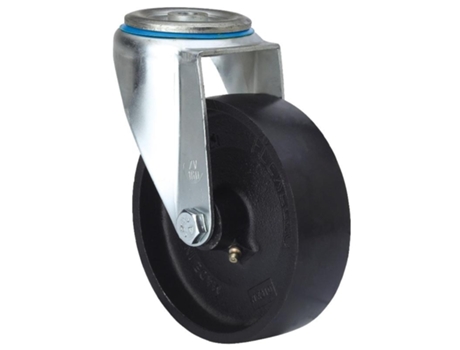 Rueda giratora agujero m12 20zvl100-ta hierro fundido eje liso ALEX