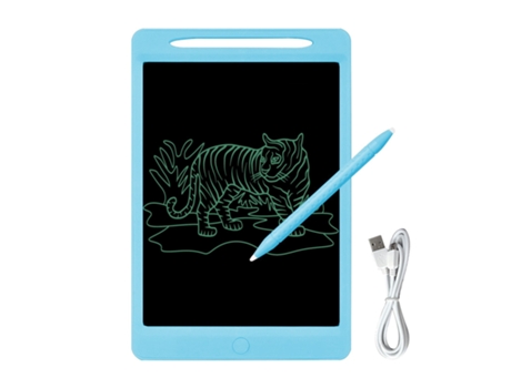 Tableta de escritura LCD recargable, tableta de dibujo a mano de 11,5 pulgadas, tablero de dibujo con pantalla colorida con botón de bloqueo de láp...