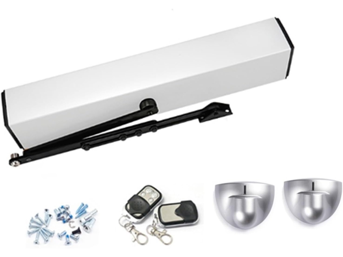 2 Télécommandes Système Automatique Ouvre-porte Battante Moteur D'opérateur De Fermeure For Porte