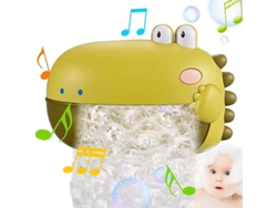 Juguete De Baño Para Bebés, Máquina Automática De Burbujas Con Forma De Dinosaurio Y Música Para Niños De 3 Años En Adelante.