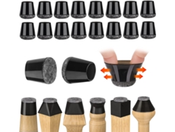 Juego de 32 protectores de silicona negros