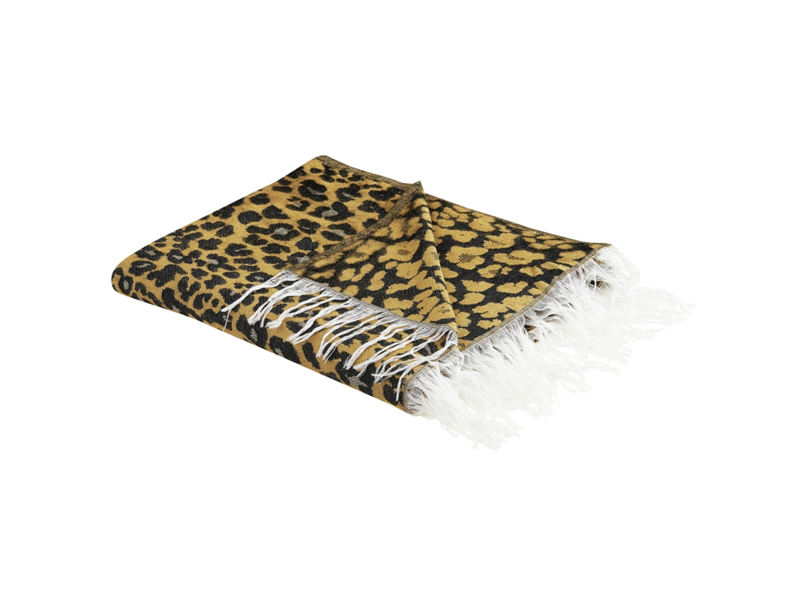 Manta BELIANI Jamune (170 x 130 x 0,3 - Poli�ster - Negro)