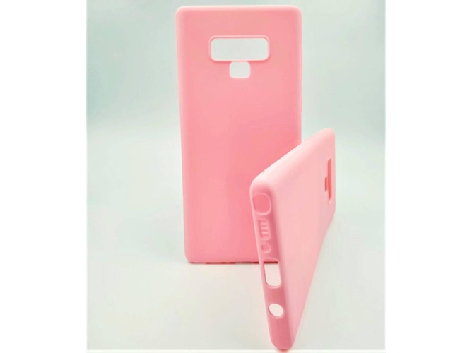 Carcasa Samsung Galaxy Note 9 Silicona Rosa