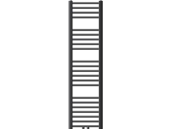 Radiador Toallero de Baño ECD Sahara con Conexión Central Antracita (Acero - 30 x 140 x 3 cm)