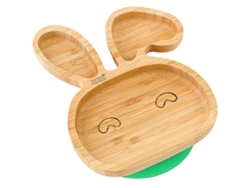 Plato De Bambú Para Bebés Y Niños Pequeños Con Agarre Antiderrame, Plato De Alimentación Fijo