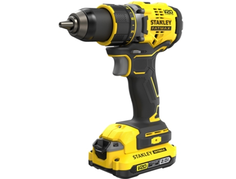 Stanley Taladro Atornillador BRUSHLESS V20 18V 80Nm con 2 baterías Li-Ion 2Ah