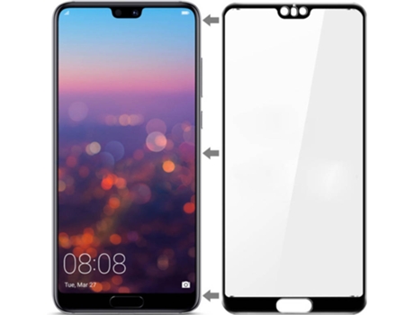 Protector Cristal Templado Huawei P20 Multi4You Full Cover 3D Negro