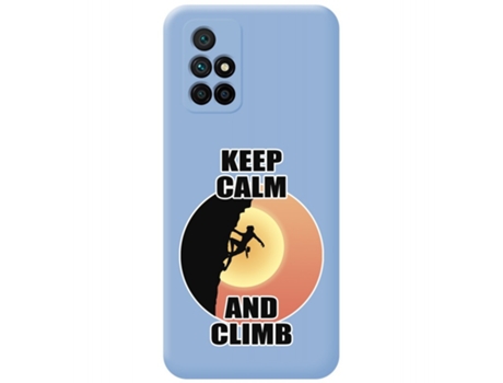 Carcasa Xiaomi Redmi 10 TUMUNDOSMARTPHONE Silicona Líquida Dibujos Azul