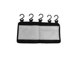 Percha Plegable Y Ligera Para Ropa, Ideal Para Viajes Y Acampadas. Multifuncional, Con 5 Ganchos De Plástico.