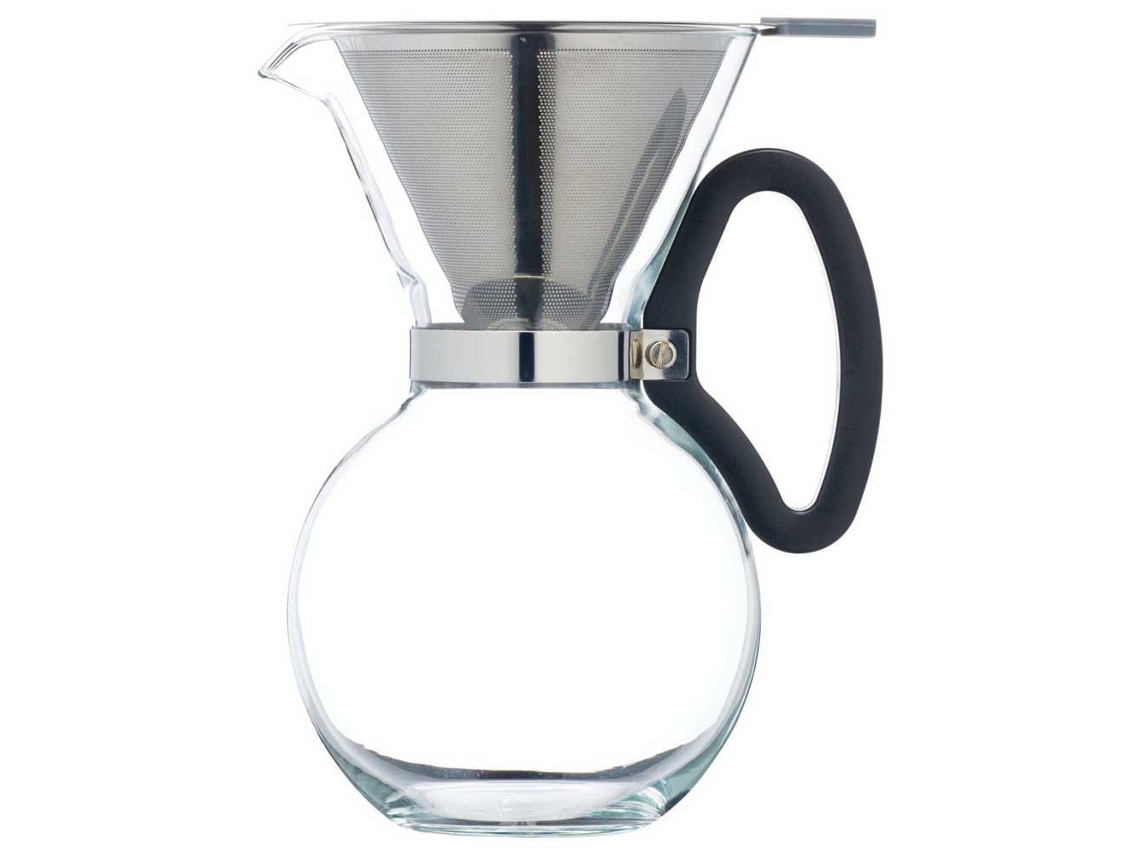 Cafeteira Gota a Gota Copas 8 Prateadola Cafetiere