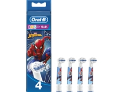 Recambio de Cepillo Eléctrico ORAL B Kids Spiderman (4 unidades)