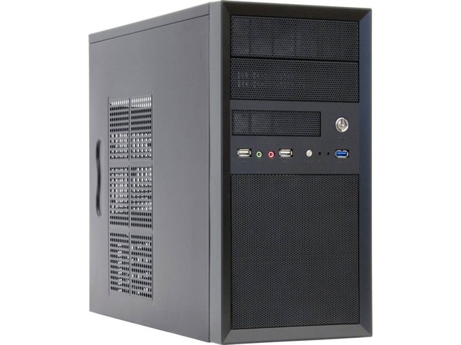Caja PC CHIEFTEC CT-01B-OP (Mini ITX Tower - Negro)