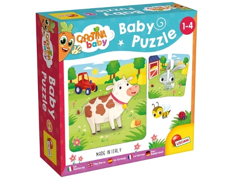 Puzzle LISCIANI 80083 rompecabezas 4 pieza(s) Granja