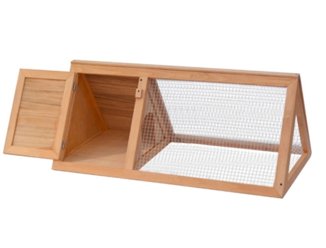 vidaXL Conejera jaula de animales de madera